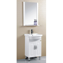 PVC White Painted Bathroom Cabinet Furniture (P-020)